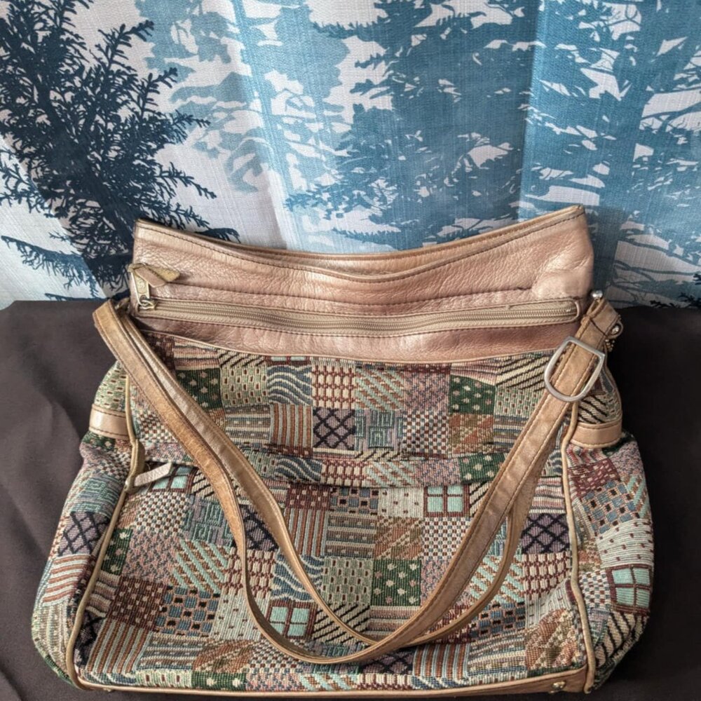 Boho Patchwork Perfection Sas Tapestry Shoulder B… - image 4